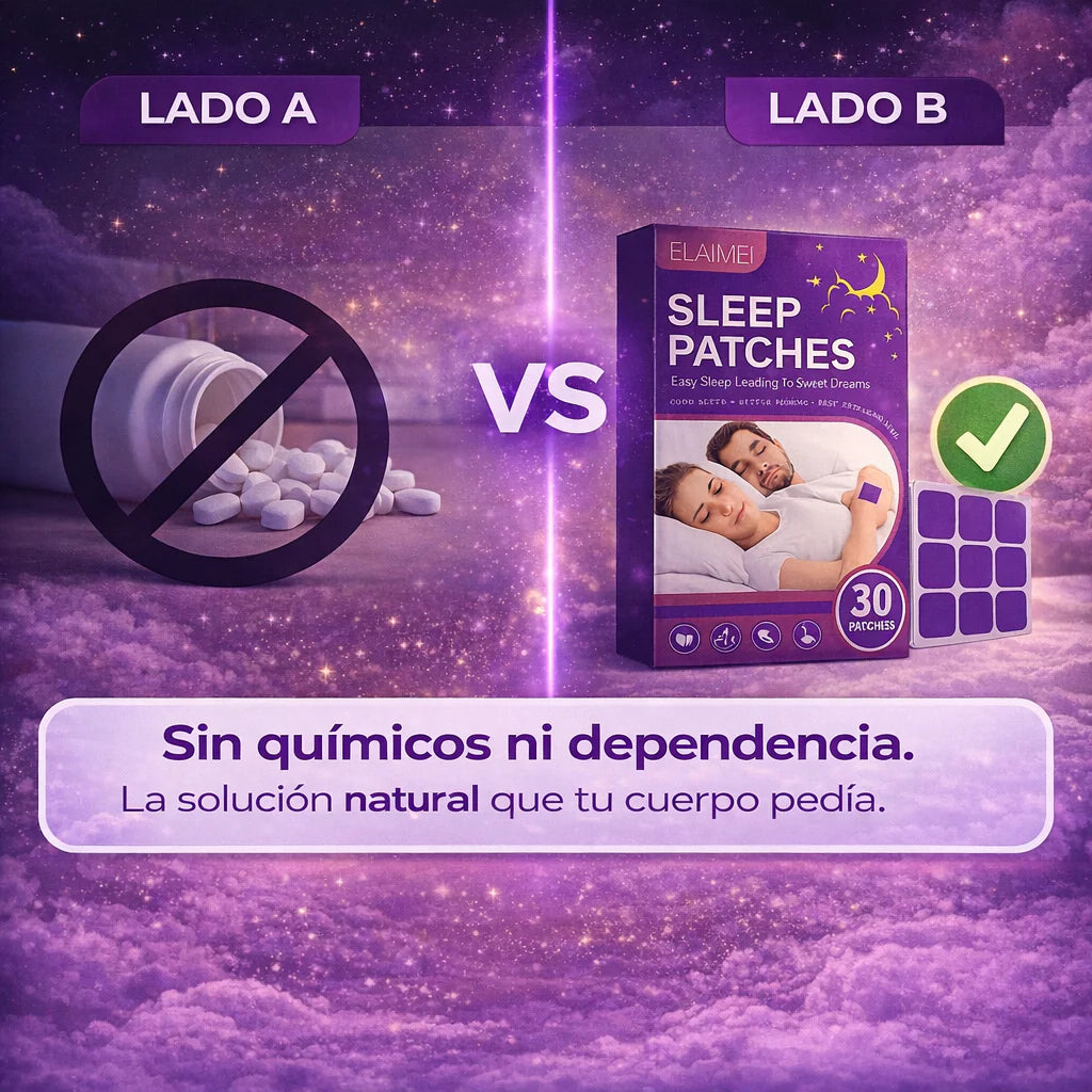 Relajación Nocturna - Conciliación del Sueño en 30 Minutos-Caja X30 parches para dormir