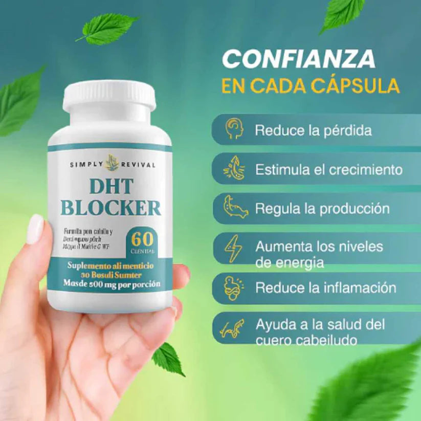 DHT Blocker Anticaída Premium™ – Cabello Fuerte y Abundante