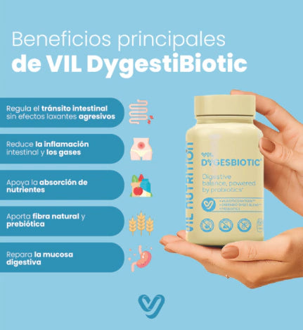Vil Dygesbiotic ™Dile adiós al estreñimiento,colon irritable,gastritis,pesades y gases