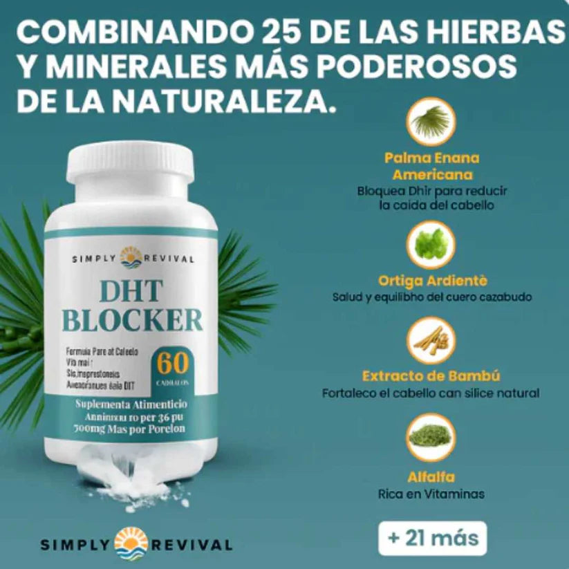 DHT Blocker Anticaída Premium™ – Cabello Fuerte y Abundante