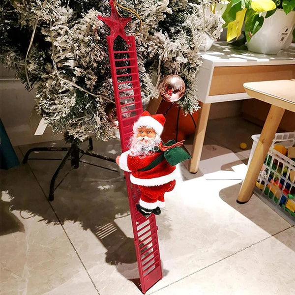 🎅✨ Papá Noel Escalando la Magia de la Navidad
