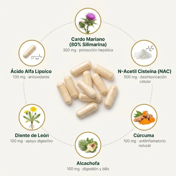 Liver Support™ Limpia, Protege y Fortalece Tu Hígado