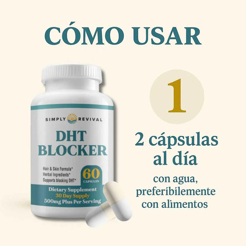 DHT Blocker Anticaída Premium™ – Cabello Fuerte y Abundante