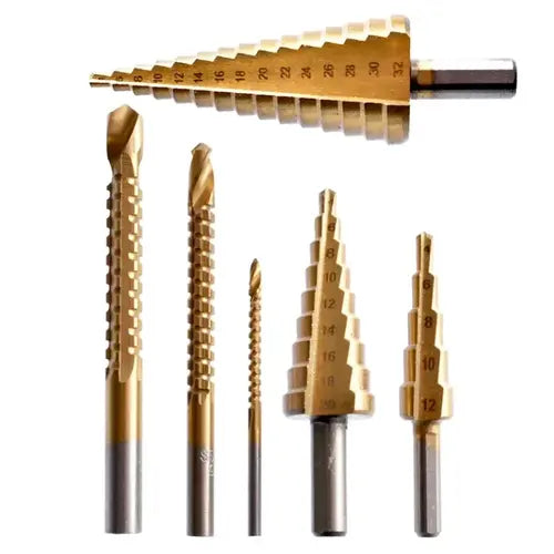 SET X 6 BROCAS ESCALONADAS DE TITANIO™