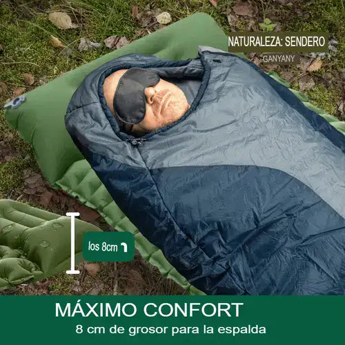 Colchoneta ultraligera™ para dormir: ideal para cualquier aventura en movimiento
