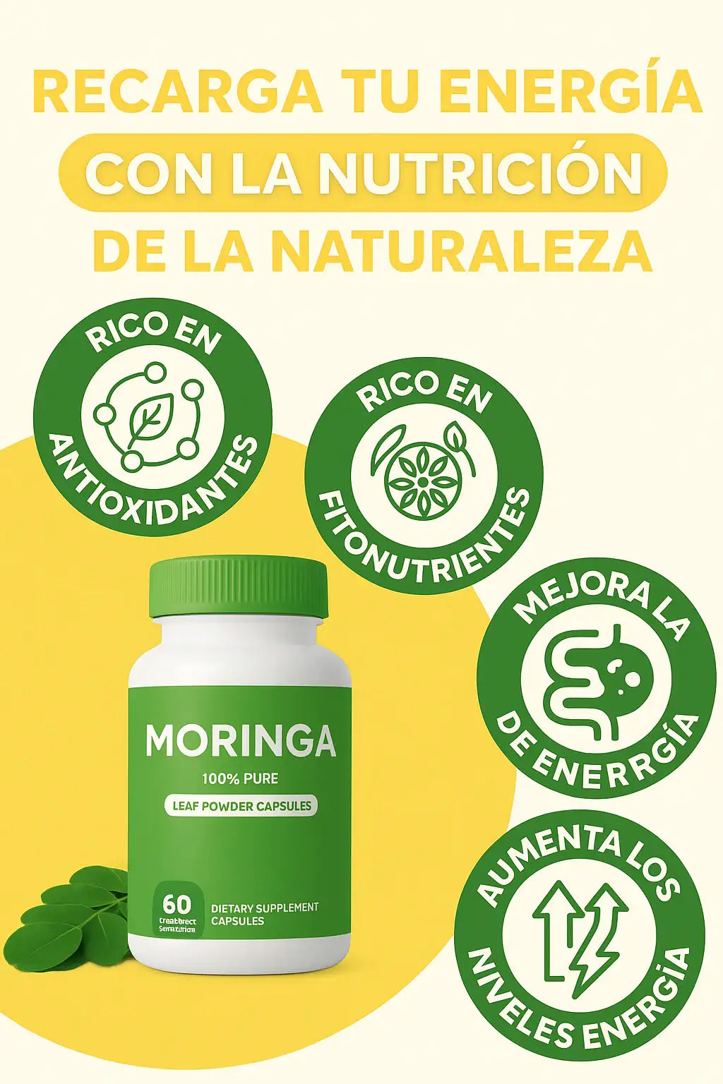 MORINGA CAPS™Energía y bienestar con moringa