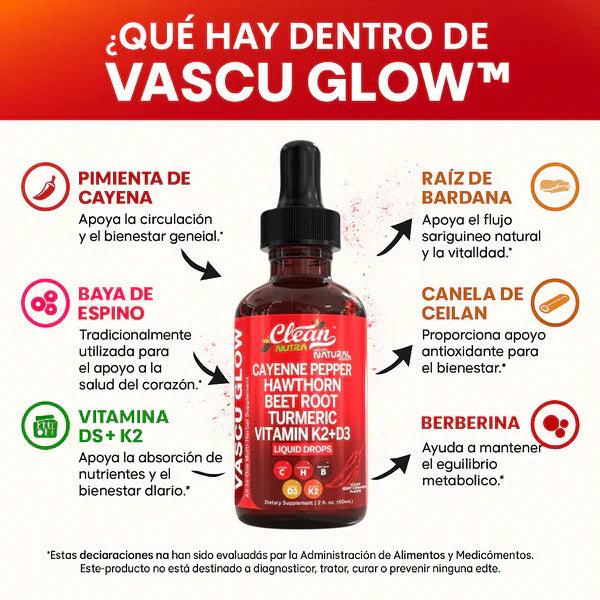 VASCU GLOW™ ¡Pide 1 y llévate otro GRATIS!🎁