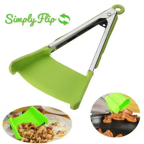 Pinza y Espátula Inteligente 2 en 1™ ¡El mejor utensilio que puedes tener en tu cocina!