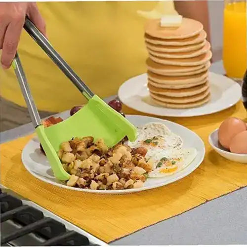 Pinza y Espátula Inteligente 2 en 1™ ¡El mejor utensilio que puedes tener en tu cocina!