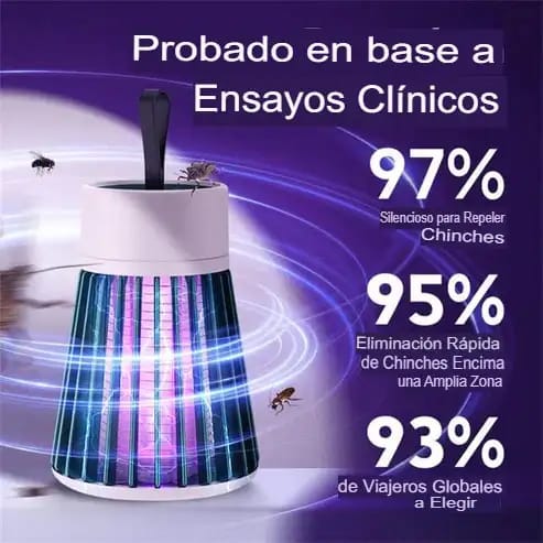 🔥Descuento sorpresa🔥Lámpara atrapa insectos y moscas  recargable por USB