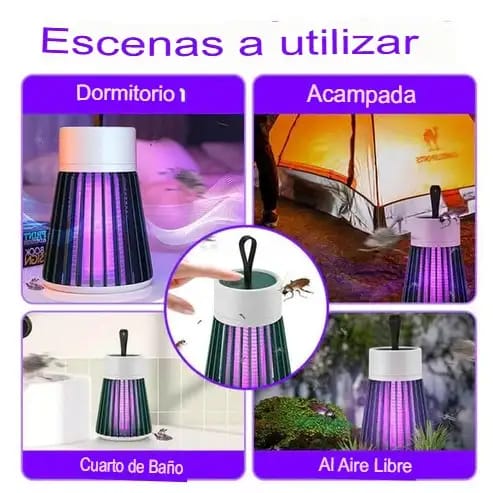 🔥Descuento sorpresa🔥Lámpara atrapa insectos y moscas  recargable por USB