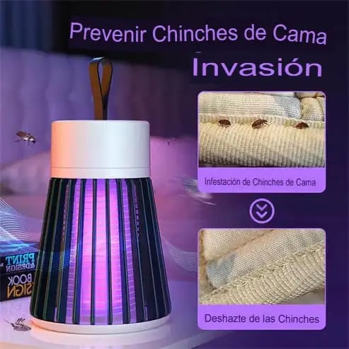 🔥Descuento sorpresa🔥Lámpara atrapa insectos y moscas  recargable por USB