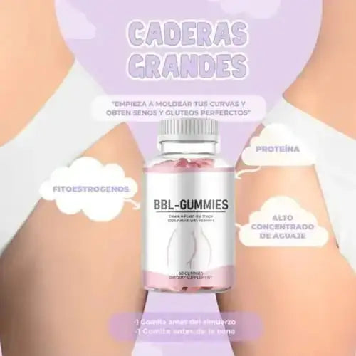 CURVY GUMMIES BBL™ X 60 ¡LOGRA UNA SILUETA INFARTANTE!