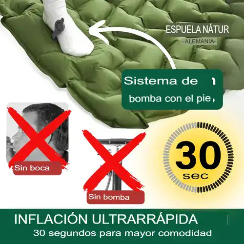 Colchoneta ultraligera™ para dormir: ideal para cualquier aventura en movimiento