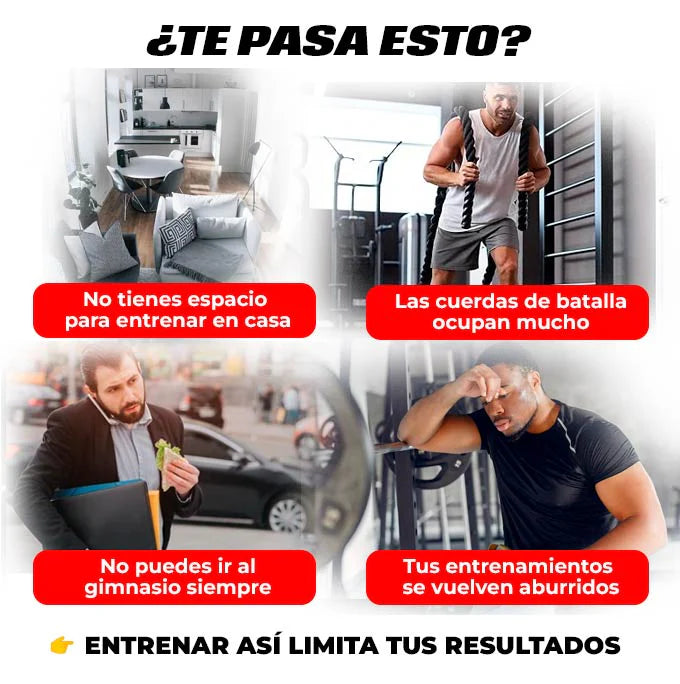 CUERDAS DE BATALLA X2™ Entrenamiento cuerpo completo
