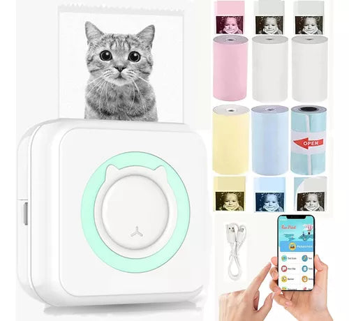 ToolMax® Impresora Portatil Fotografica + 🎁 10 Rollos para impimir