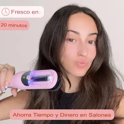 ELIMINADOR DE HORQUILLA™ + Pinzas +Cable carga +Peine limpieza 👑Para cabellos sedosos, lisos y brillantes.