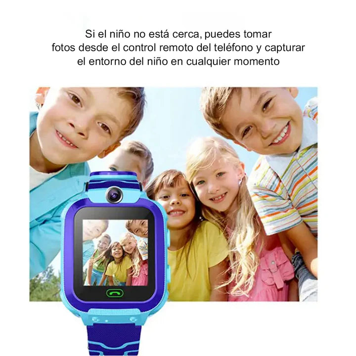 RELOJ INTELIGENTE Q12™ PARA NIÑOS (SU SEGURIDAD ES PRIMERO)