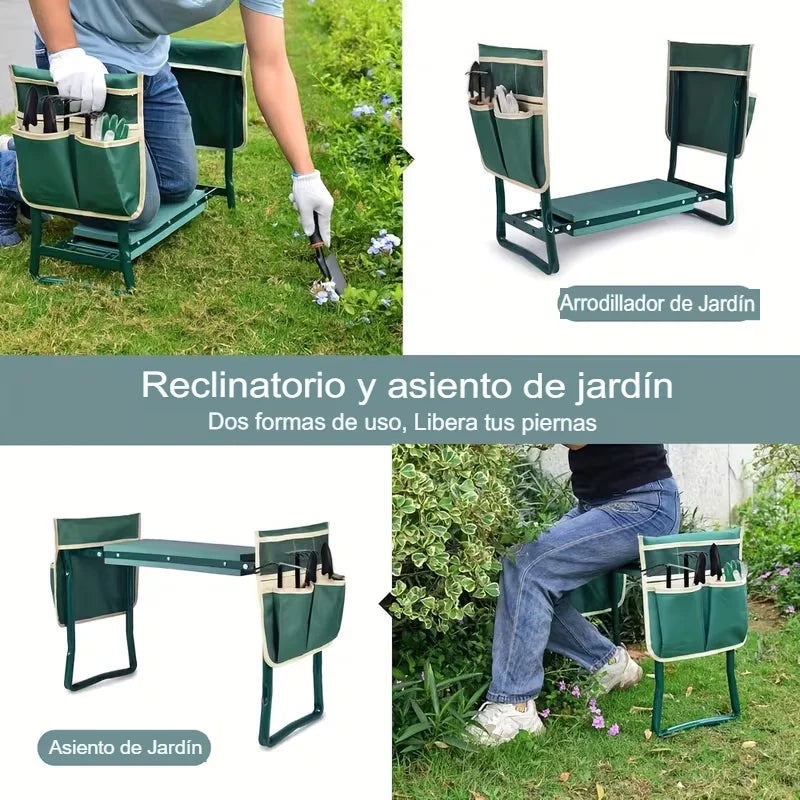¡El Banco de jardín que te cambiará la vida! ¡Dile adiós al dolor y vive la jardinería sin limites!