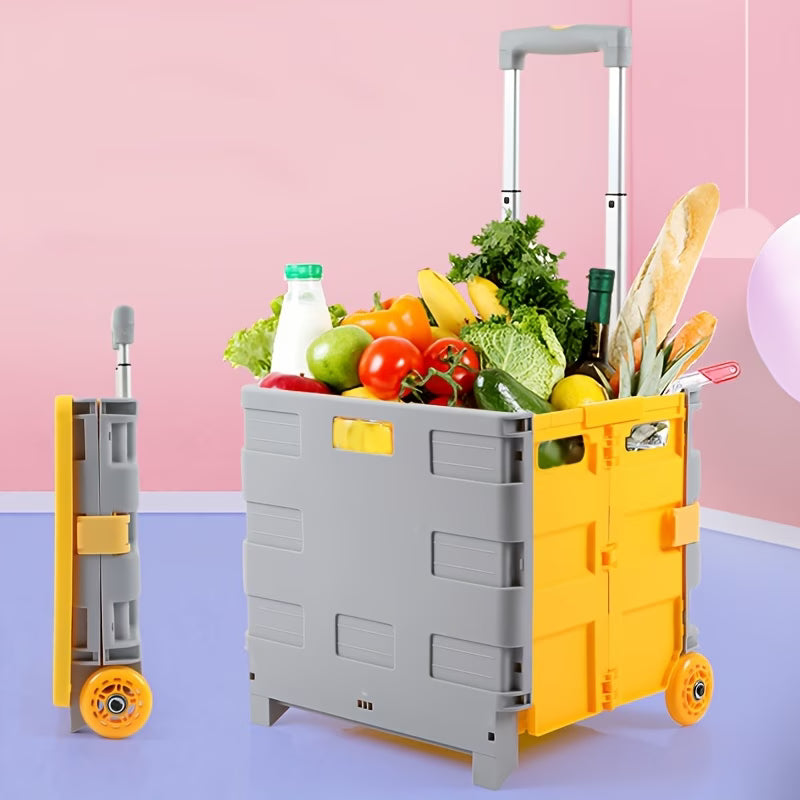 FlexiCart™ Carrito de Compras Plegable y Portátil (Oferta Limitada)