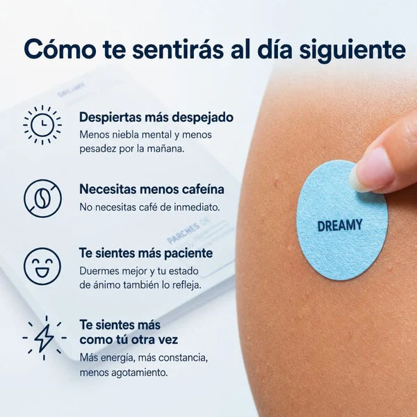 Relajación Nocturna - Conciliación del Sueño en 30 Minutos-🎁Pide 1 Caja X30 parches para dormir, Lleva otra caja GRATIS PARA UN TOTAL DE 2 CAJAS  60 PARCHES PARA 2 MESES🎁