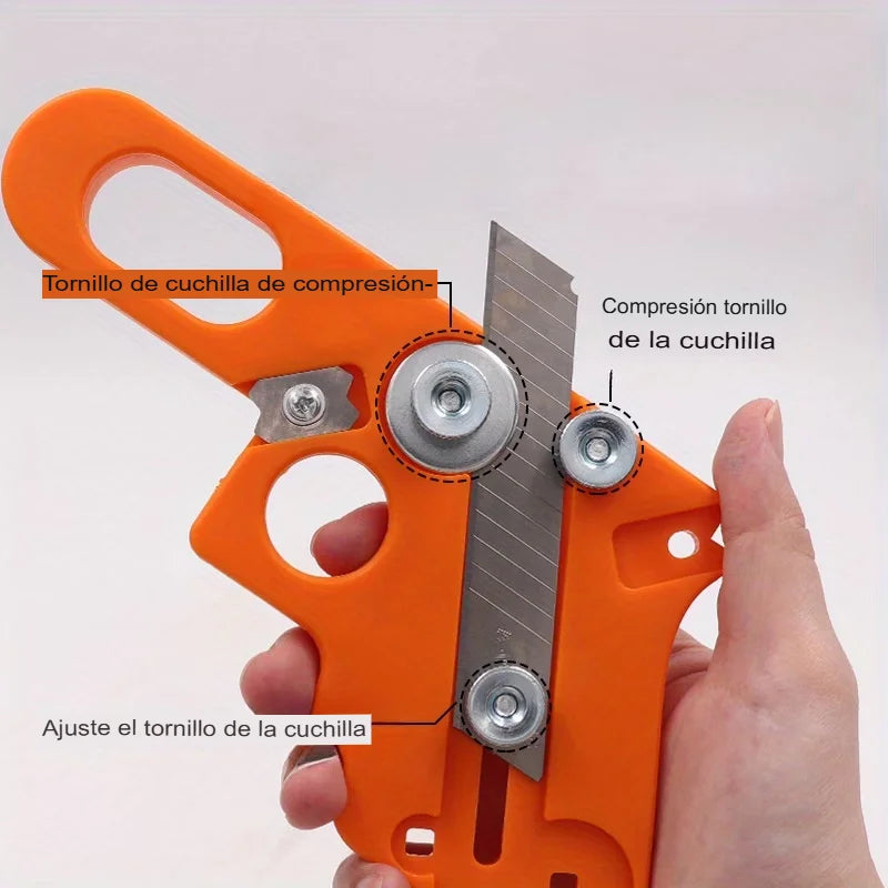 Recortadora de canto™ 2 EN 1 . 📏Bordes perfectos en melamina, PVC, chapa o canto. Sin margen de error.