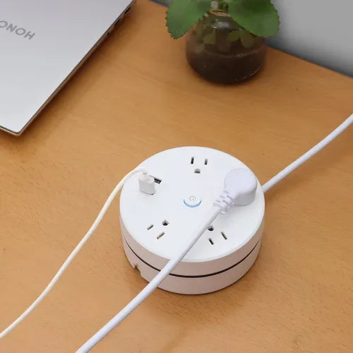 Extensión Multicarga Retráctil 1,8 metros — Carga TODO sin enredos, sin reguero y sin estrés