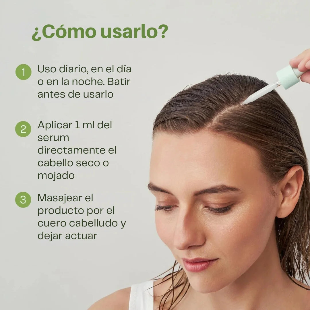 ¡Recupera tu cabello con suero Divi™! No tienes por qué vivir con la caída de cabello y el cuero cabelludo destrozado