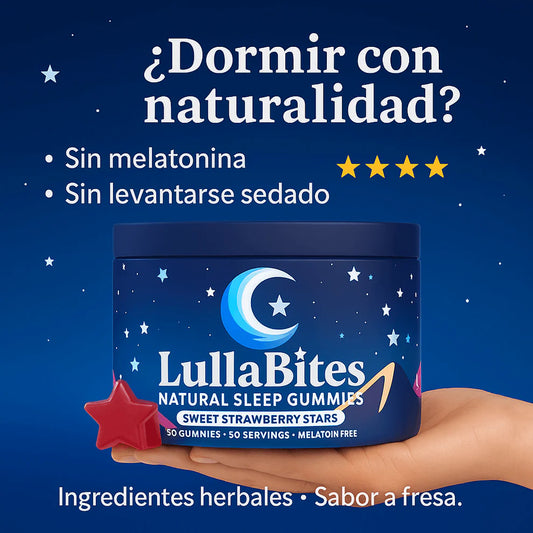 LullaBites™ Gomitas para Dormir ,Ingredientes naturales altamente efectivos
