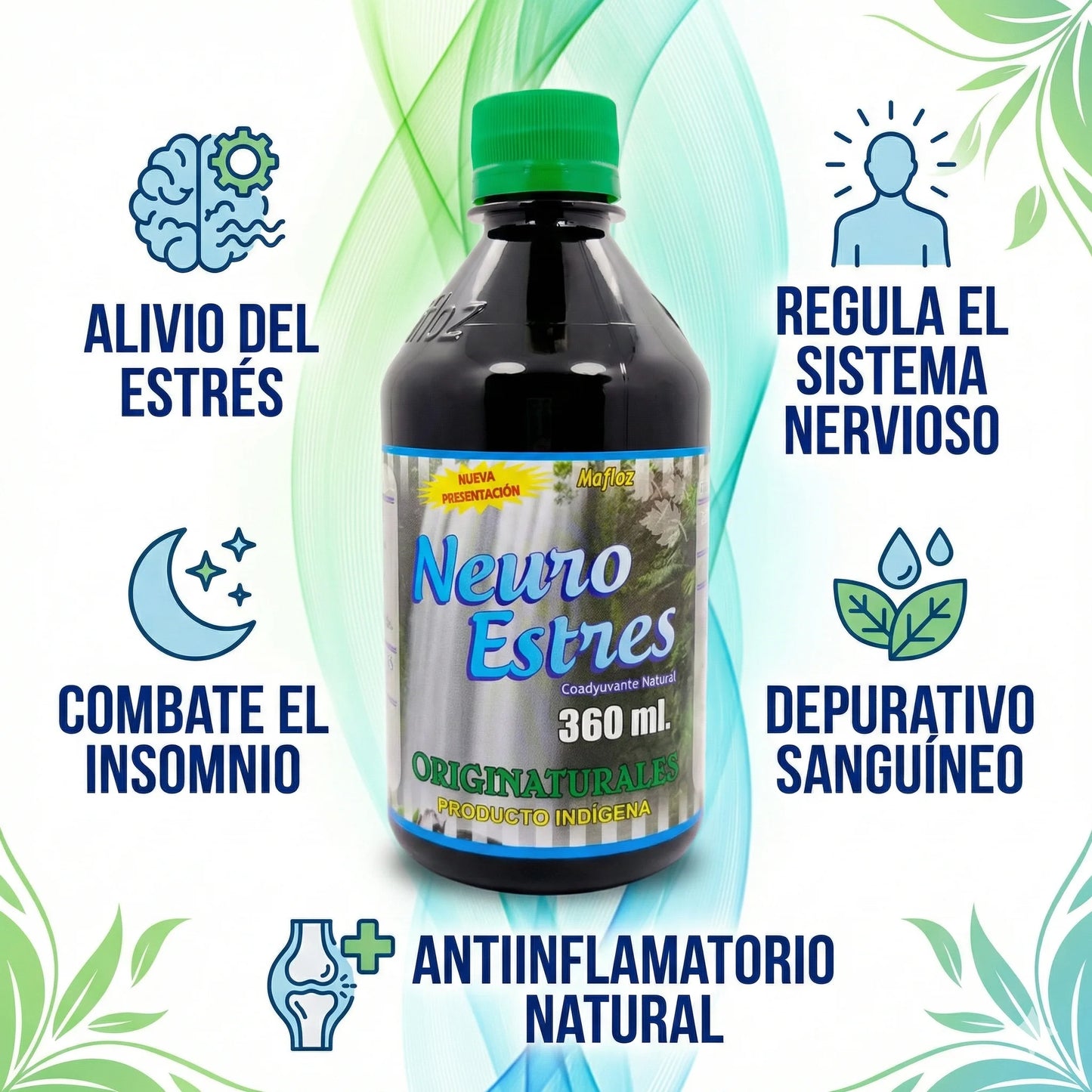 NEURO ESTRES™ Una botella cargada de sabiduría ancestral