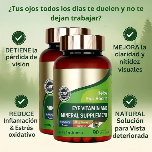 Suplemento Visual X90 Capsulas– Protección y claridad para tus ojos cada día