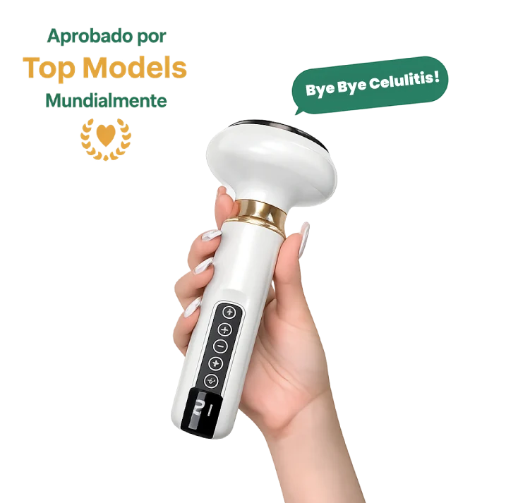 Masajeador Anticelulítico Skintec® Combina succión y calor terapéutico para reducir la grasa localizada y tonificar.
