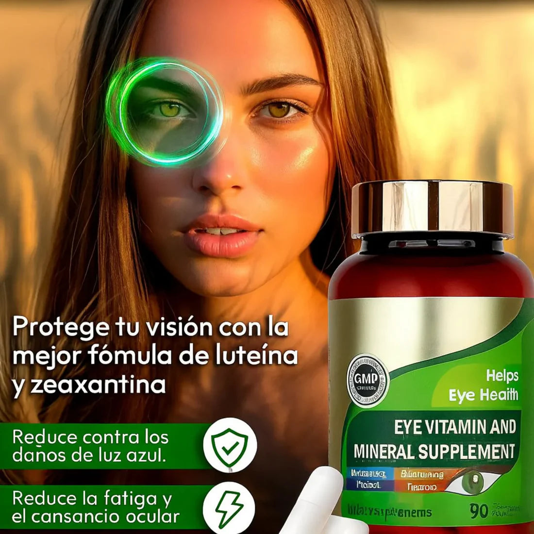 Suplemento Visual X90 Capsulas– Protección y claridad para tus ojos cada día