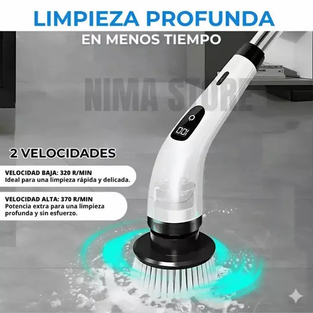 Cepillo Electrico Giratorio De Limpieza Tornado 9 en 1®