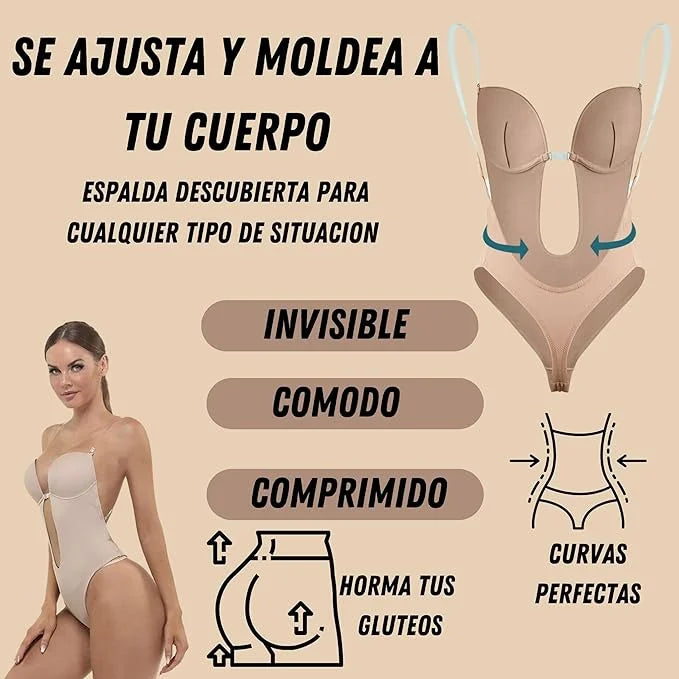 BODY INVISIBLE® ESCOTES PERFECTOS Adiós a los tirantes incómodos y a las marcas visibles.