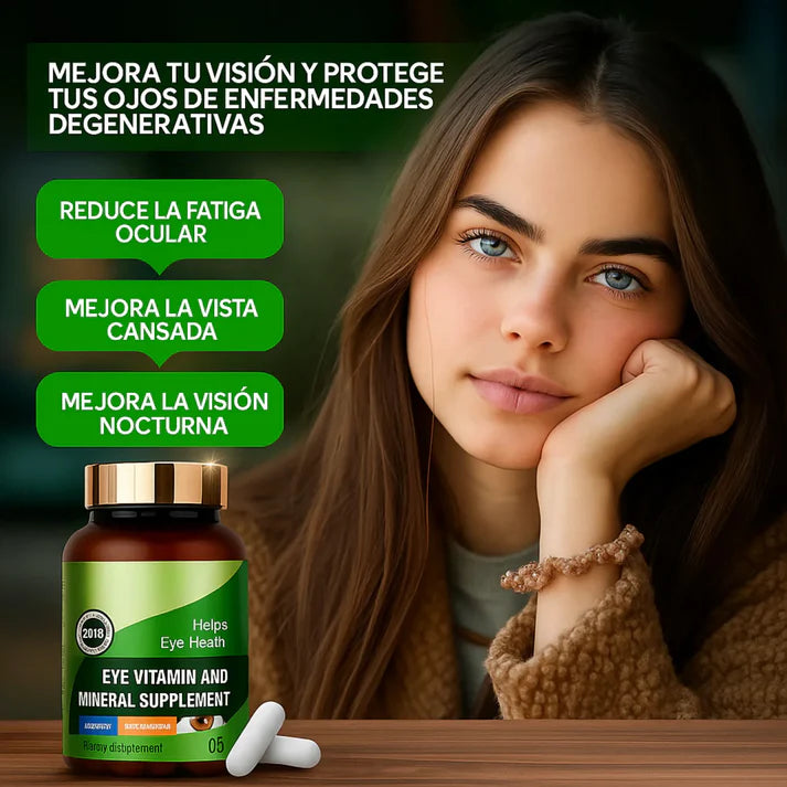 Suplemento Visual X90 Capsulas– Protección y claridad para tus ojos cada día