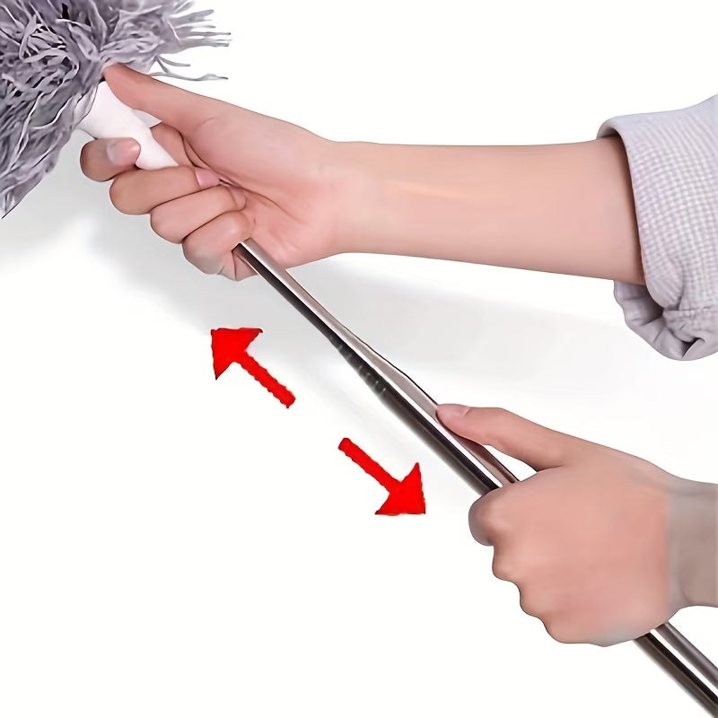 Plumero de microfibra con extensión™Perfecta para alcanzar zonas altas o difíciles.