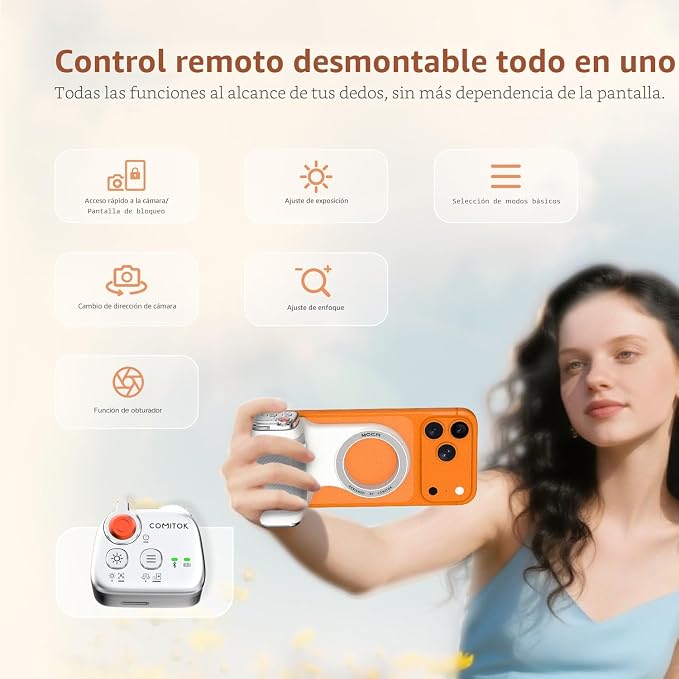 Grif Magnetico selfies y videos para iPhone y Android ™