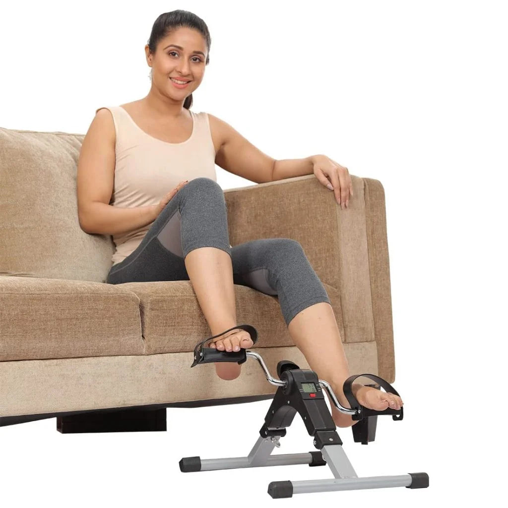 PedalFlex™ Mini bicicleta plegable con pedales y contador