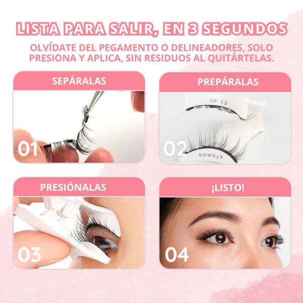 Pestañas Magnéticas HerBeauty™ + Aplicador magnético. 🏆 Elegidas como la Innovación Nº1 en Belleza 2025.