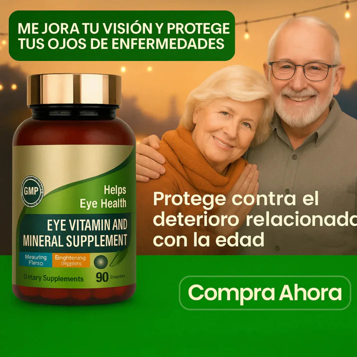 Suplemento Visual X90 Capsulas– Protección y claridad para tus ojos cada día