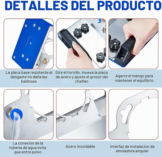 soporte para pulidora™ Cortes perfectos a 45° precisión y acabado profesional