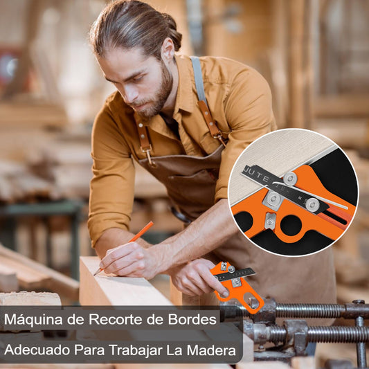 Recortadora de canto™ 2 EN 1 . 📏Bordes perfectos en melamina, PVC, chapa o canto. Sin margen de error.