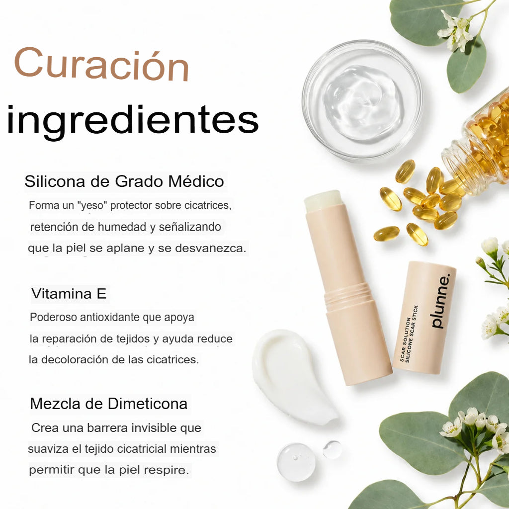 Barra de silicona de grado médico para cicatrices™🎁¡HOY EN OFERTA RECIBE 2 BARRAS!