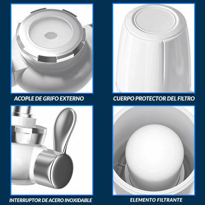 FILTRO PURIFICADOR DE AGUA PARA GRIFO  7 NIVELES ™