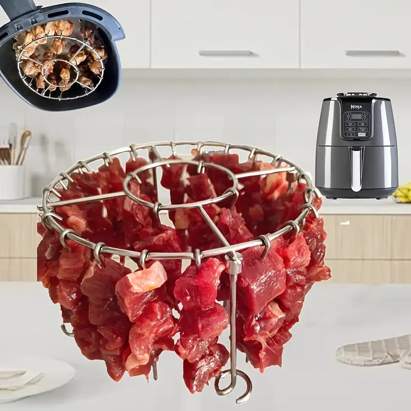 Parilla Para Air Fryer + 18 Ganchos🎁