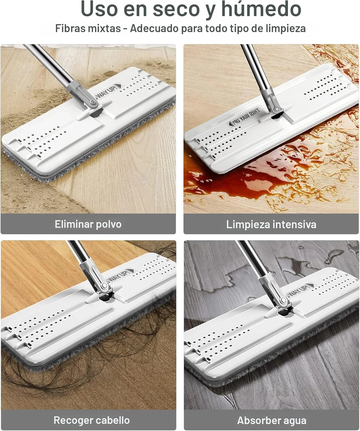 COMBO DE LIMPIEZA TRAPERO DE MICROFIBRA + BALDE 2 EN 1 (ESCURRE Y LAVA)