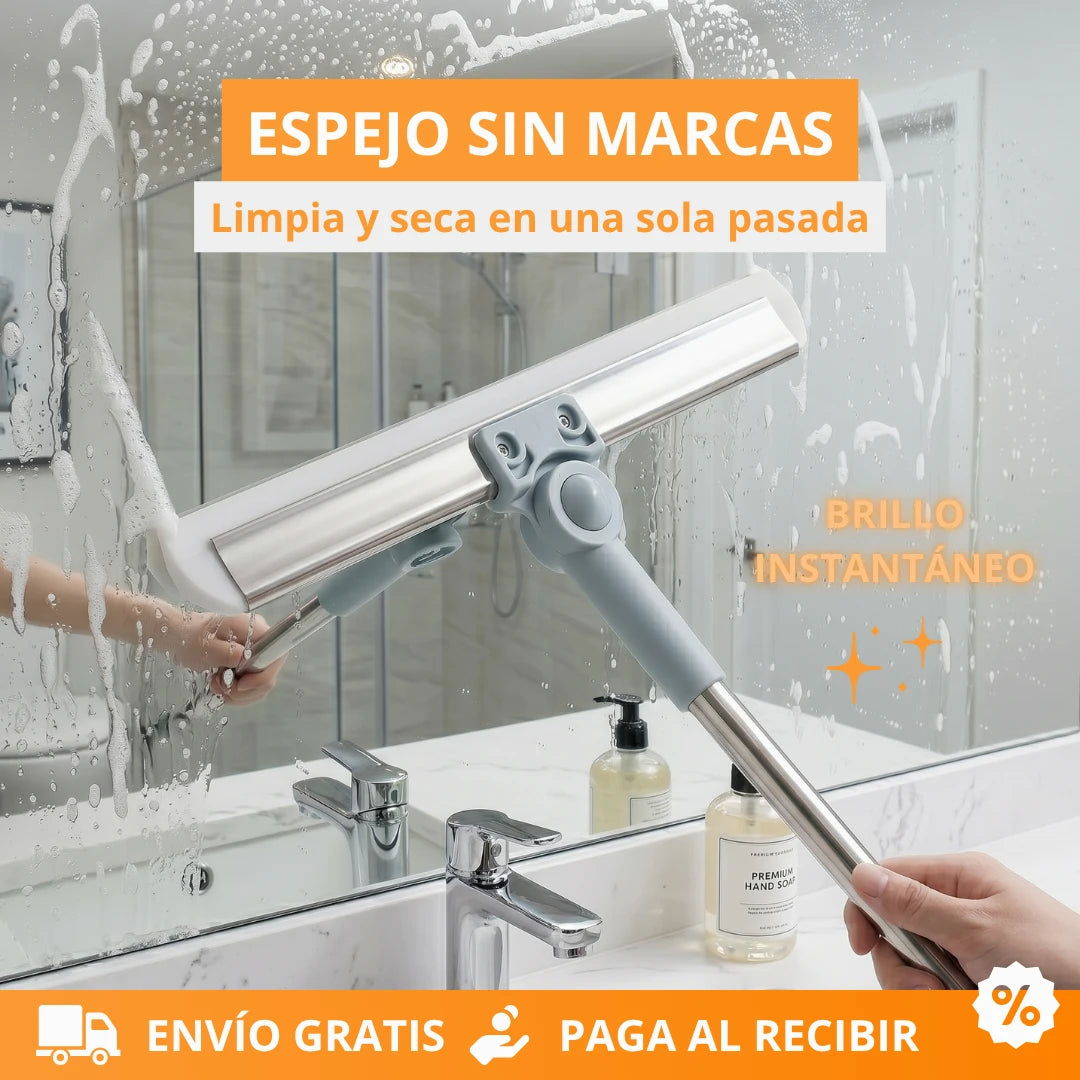 Jalador Mágico de Silicona™ Limpieza multisuperficie para suelos, alfombras y ventanas.