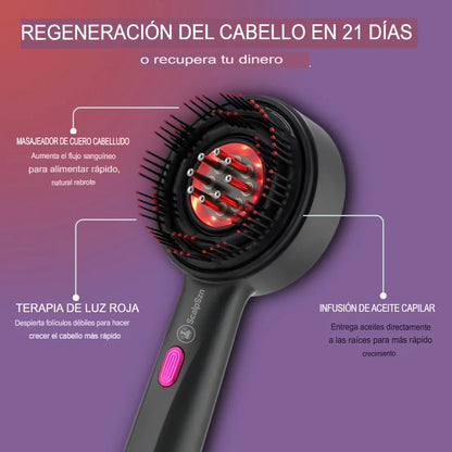 Masajeador ScalpSZN™ Revive – Terapia capilar con luz roja