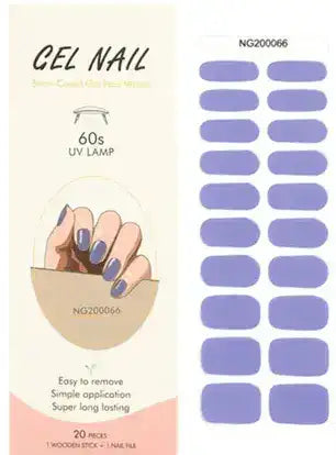 PEGATINAS UÑAS EN GEL SEMICURADAS  20 UNID + 🎁LAMPARA UV